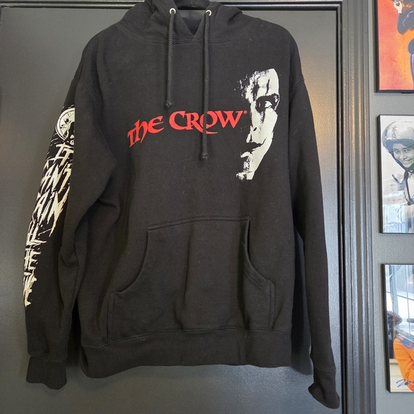 THE CROW: REAL LOVE IS FOREVER - PULLOVER HOODIE - Picture 4 of 6